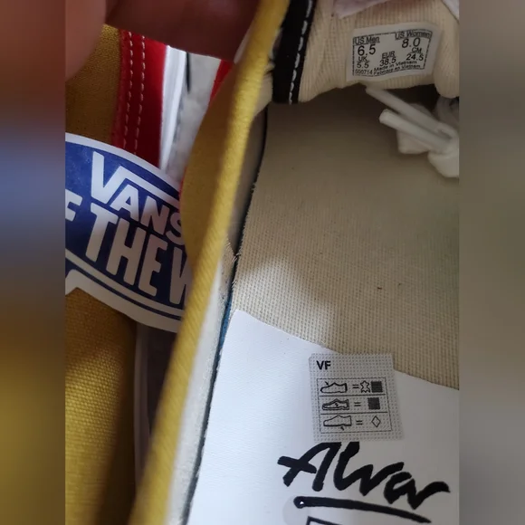 Alva x Vans 45th Anniversary Sponsor Competition Authentic 44 DX M6.5 W8
